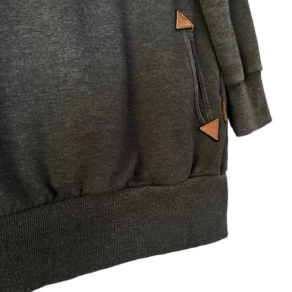 Naketano | Heathered Grey Hoodie Size XL - Picture 5 of 12